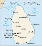 ostrov Srí Lanka ostrov Srí Lanka
